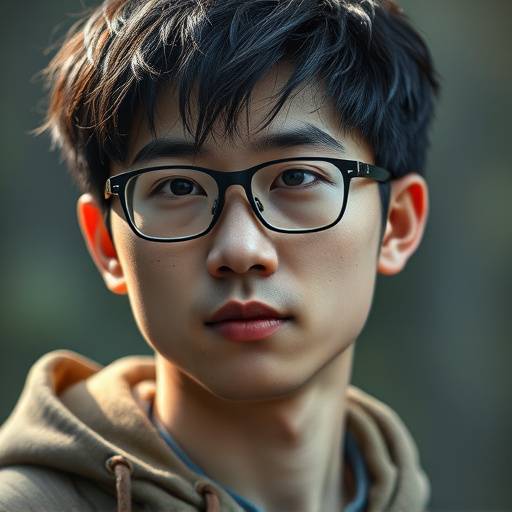 A photo of Jian Li, Lead Game Designer of Nexus Horizon.