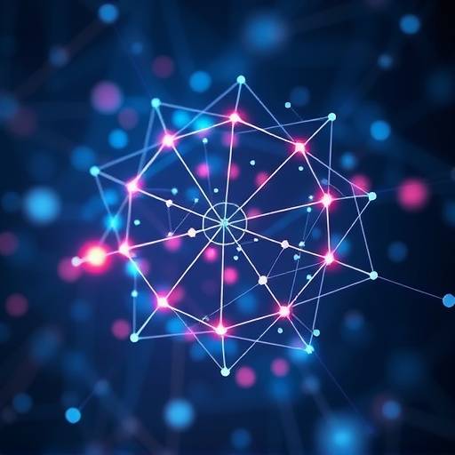 Digital artwork representing a decentralized autonomous organization (DAO).